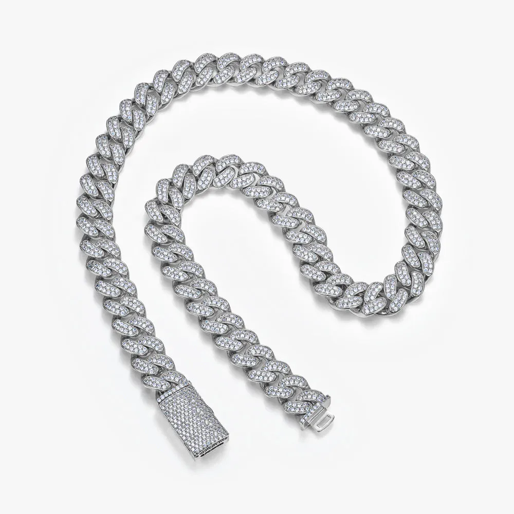 12mm Iced Out Cuban Chain