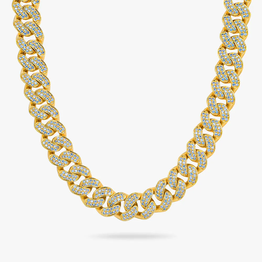 12mm Iced Out Cuban Chain