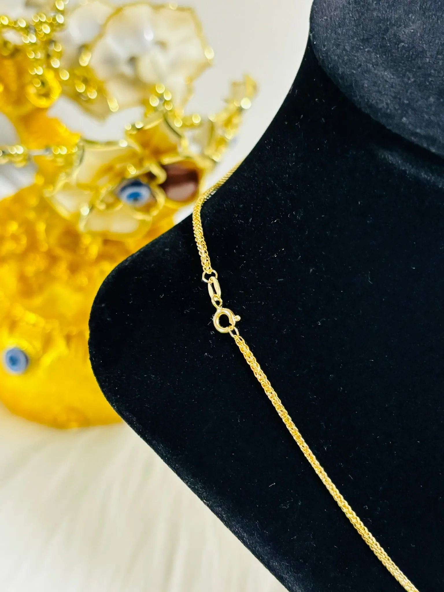 18K Gold Foxtail Chains