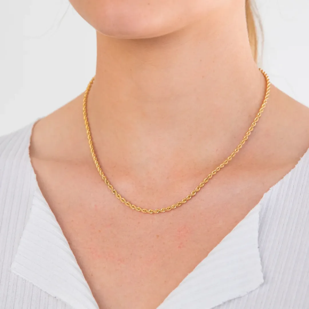9ct Gold Rope Chain