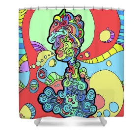 Aeqea Escapewave - Shower Curtain