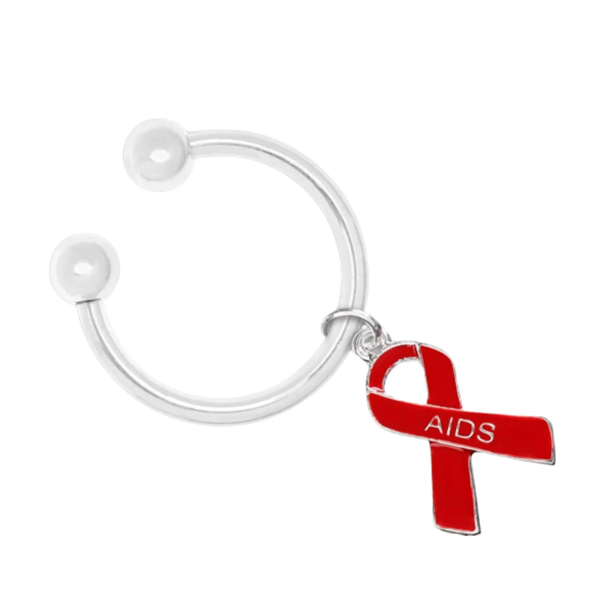 AIDS Red Ribbon Key Chains