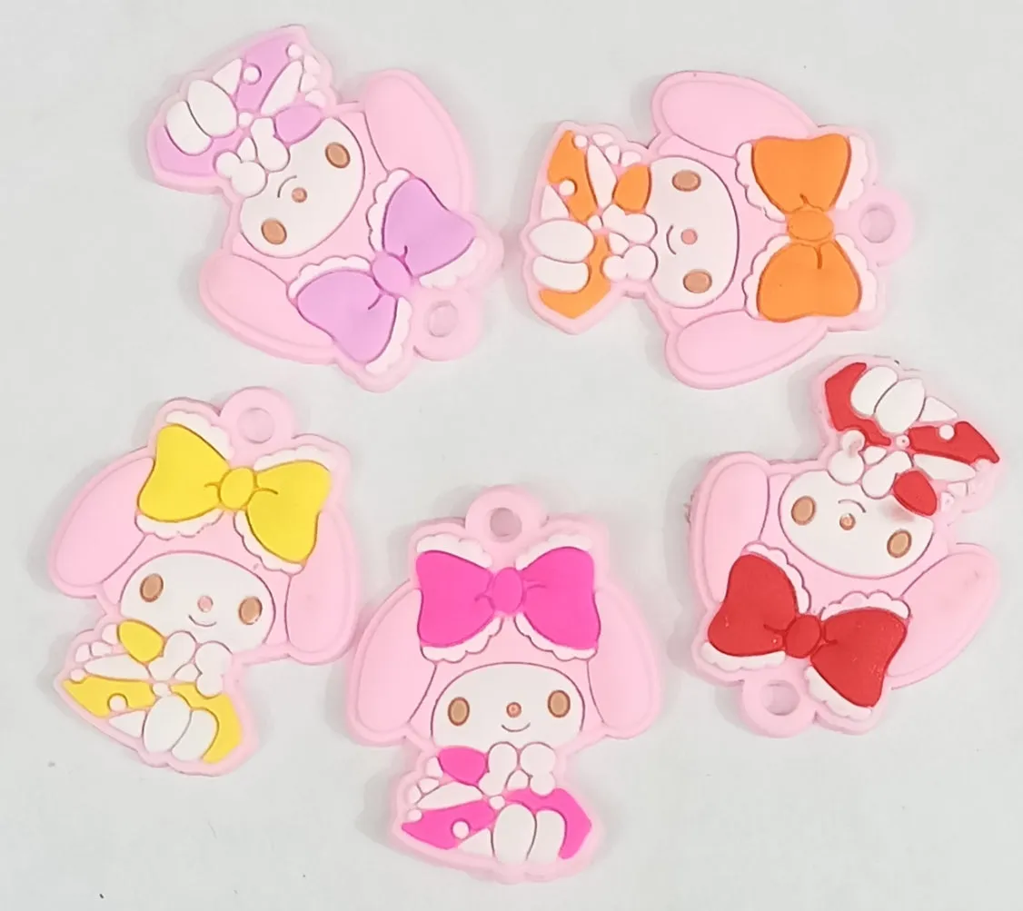 Baby Pink Polymer Clay One Hole Charms