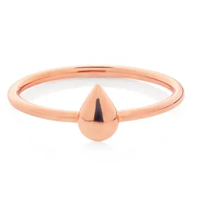 Boh Runga Droplet Ring - Rose Gold