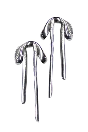 Bow Ribbon Stud Earrings