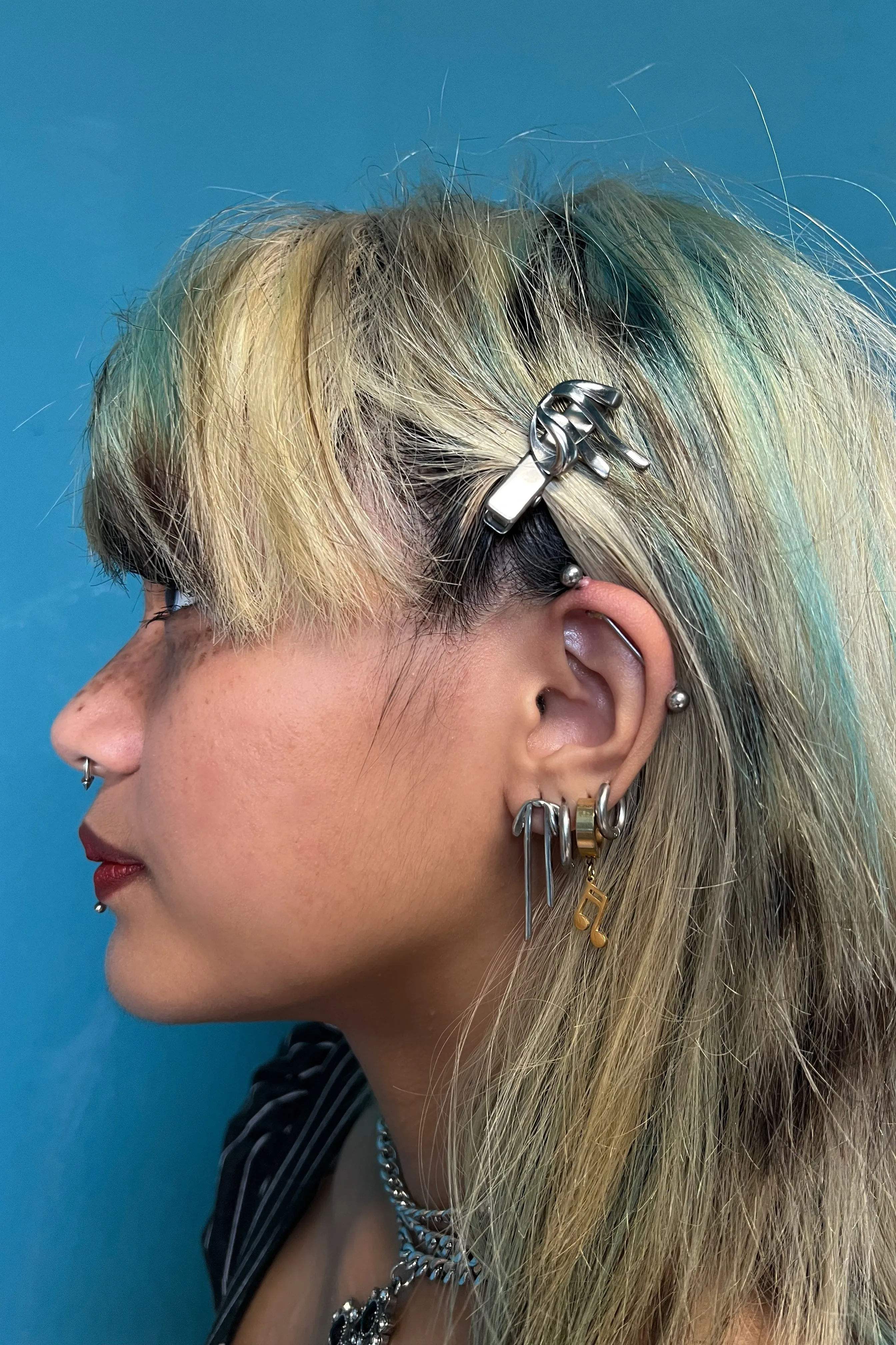 Bow Ribbon Stud Earrings