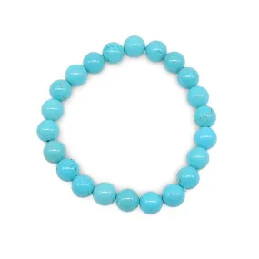 Bracelet - Blue Howlite - 8mm