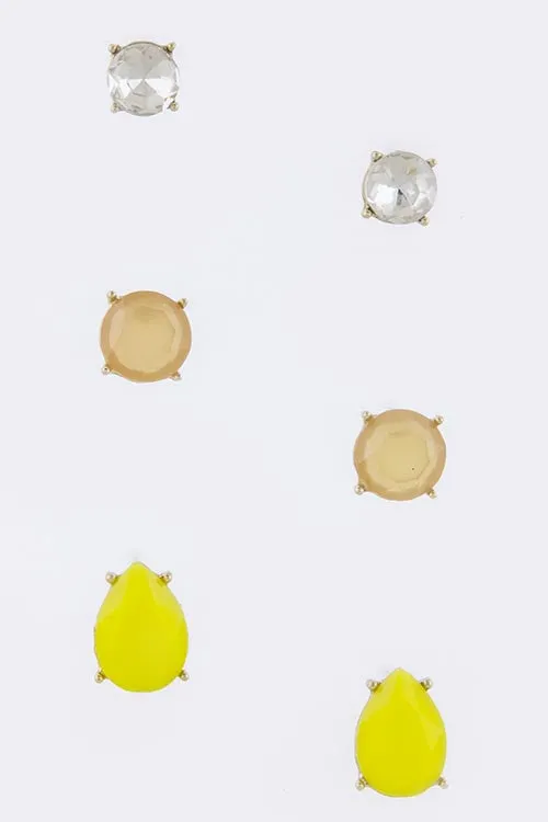 Candy Stud Earring Set