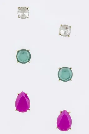 Candy Stud Earring Set