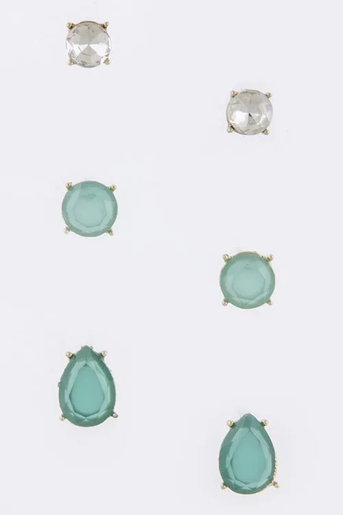 Candy Stud Earring Set