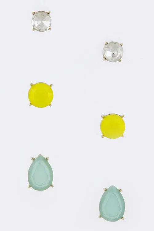 Candy Stud Earring Set