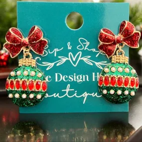 Christmas Ornament Earrings