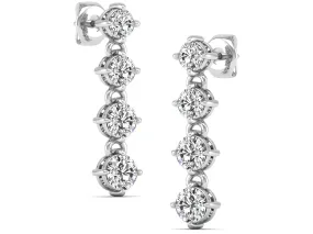 Classic Dangle Earrings - 3.96 ct.