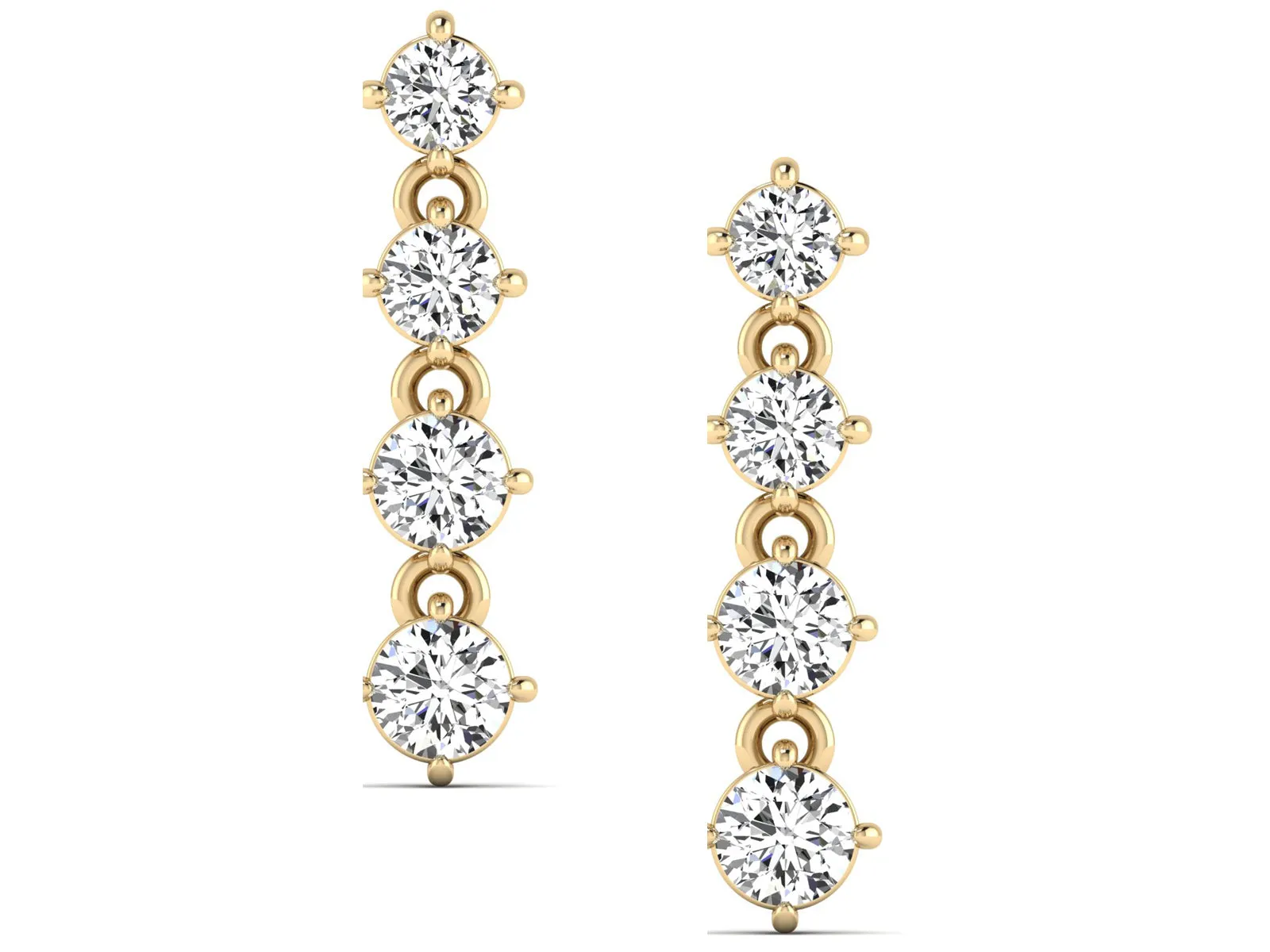 Classic Dangle Earrings - 3.96 ct.