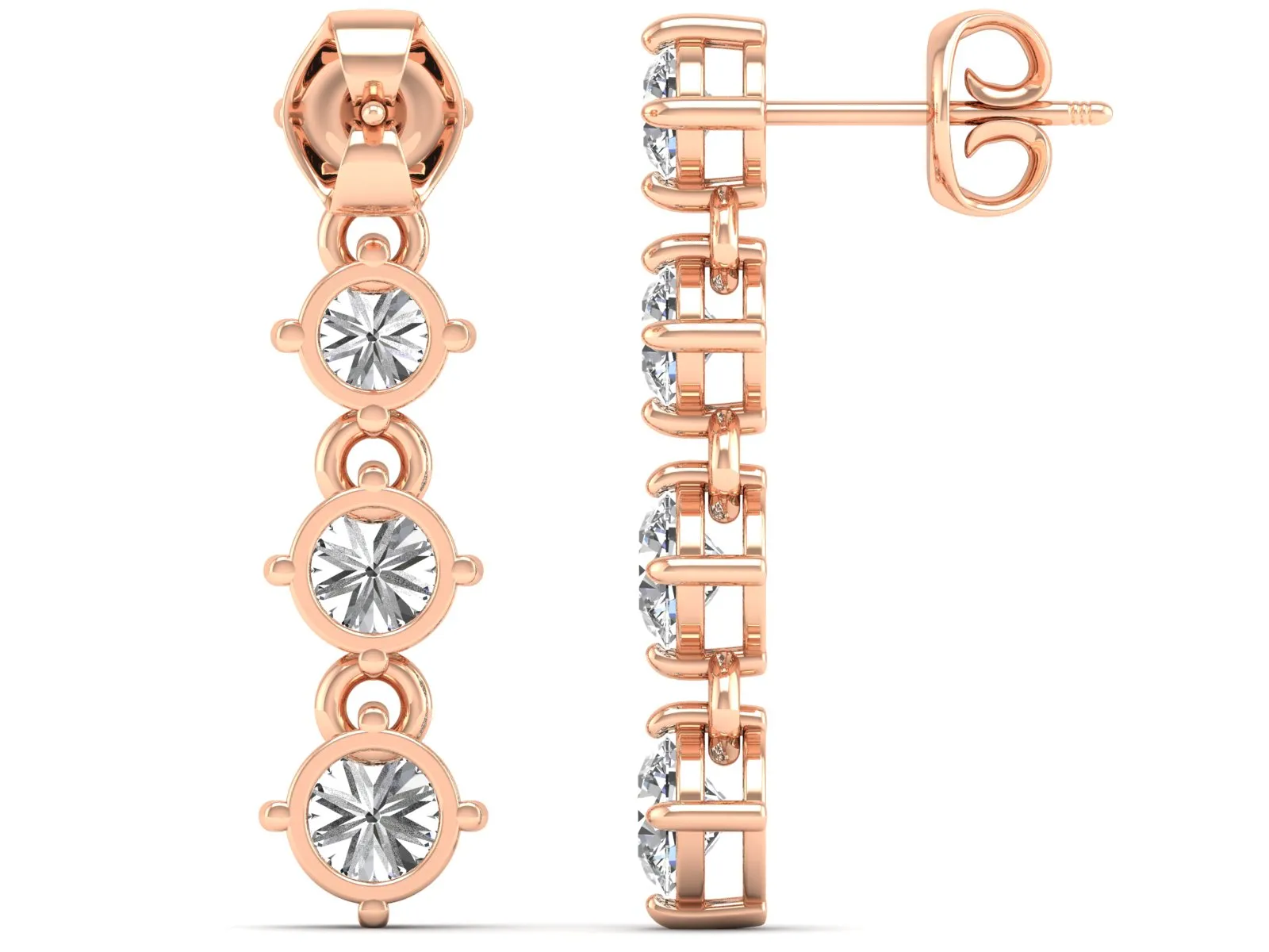 Classic Dangle Earrings - 3.96 ct.