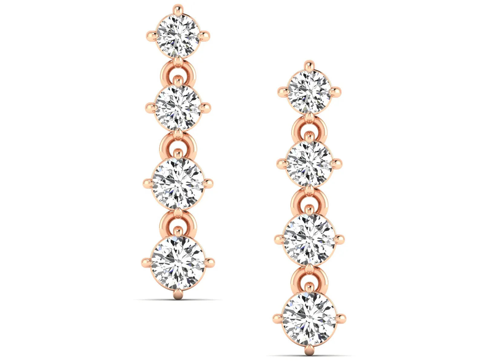 Classic Dangle Earrings - 3.96 ct.
