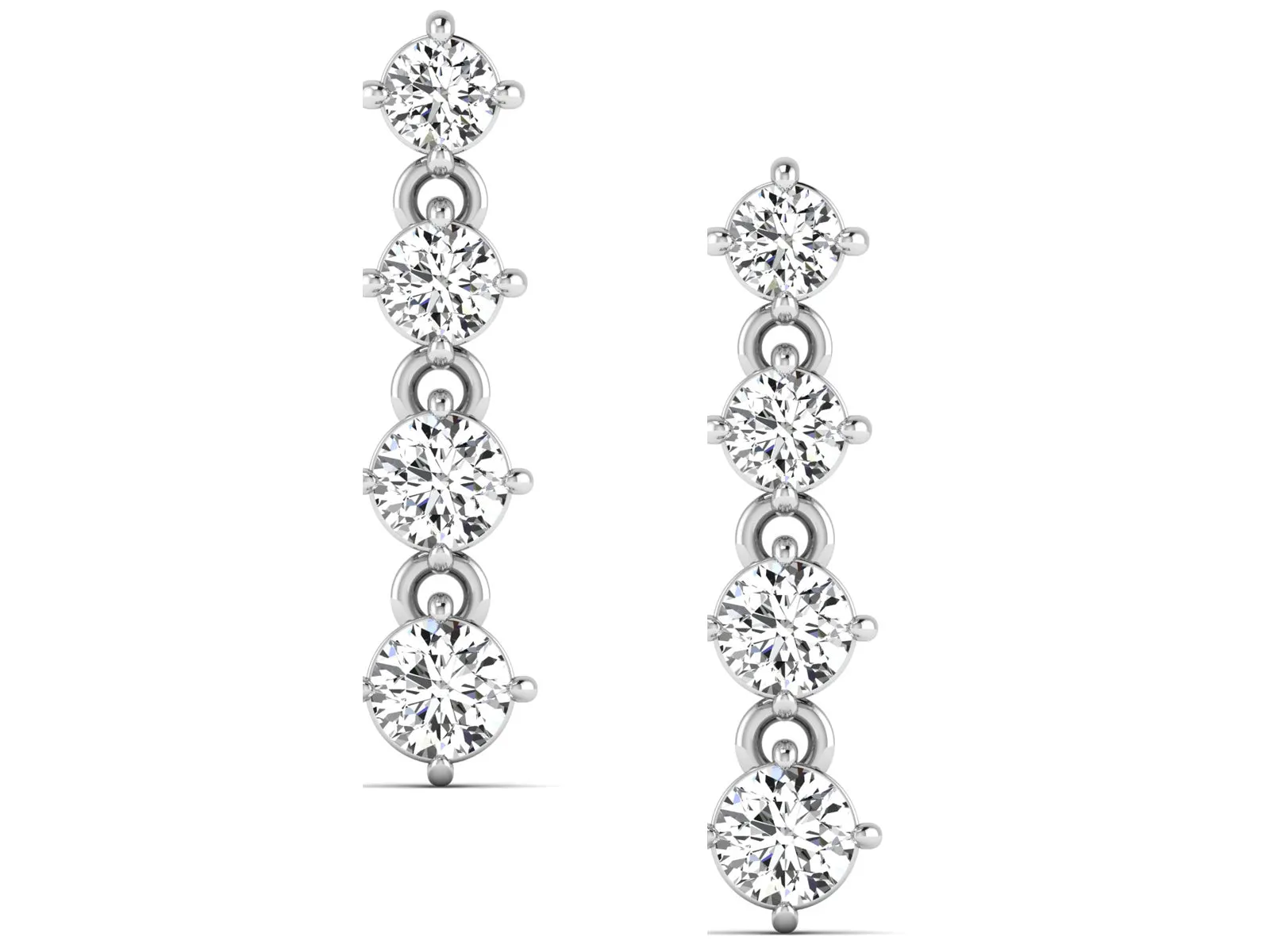 Classic Dangle Earrings - 3.96 ct.