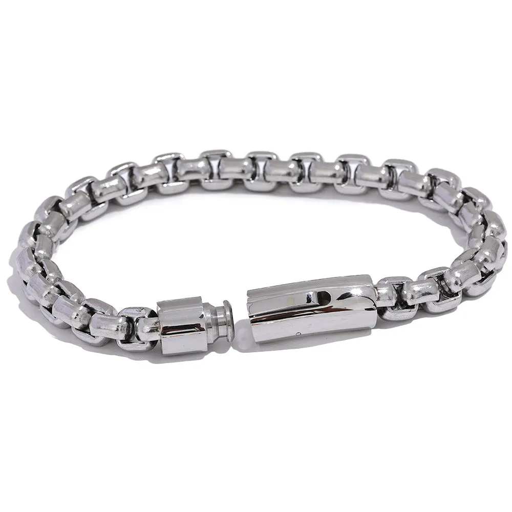 Cuban Thick Chain Wrist Bangle Bracelet