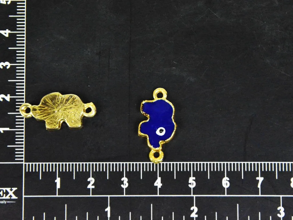 Dark Blue Elephant Designer Metal Charms
