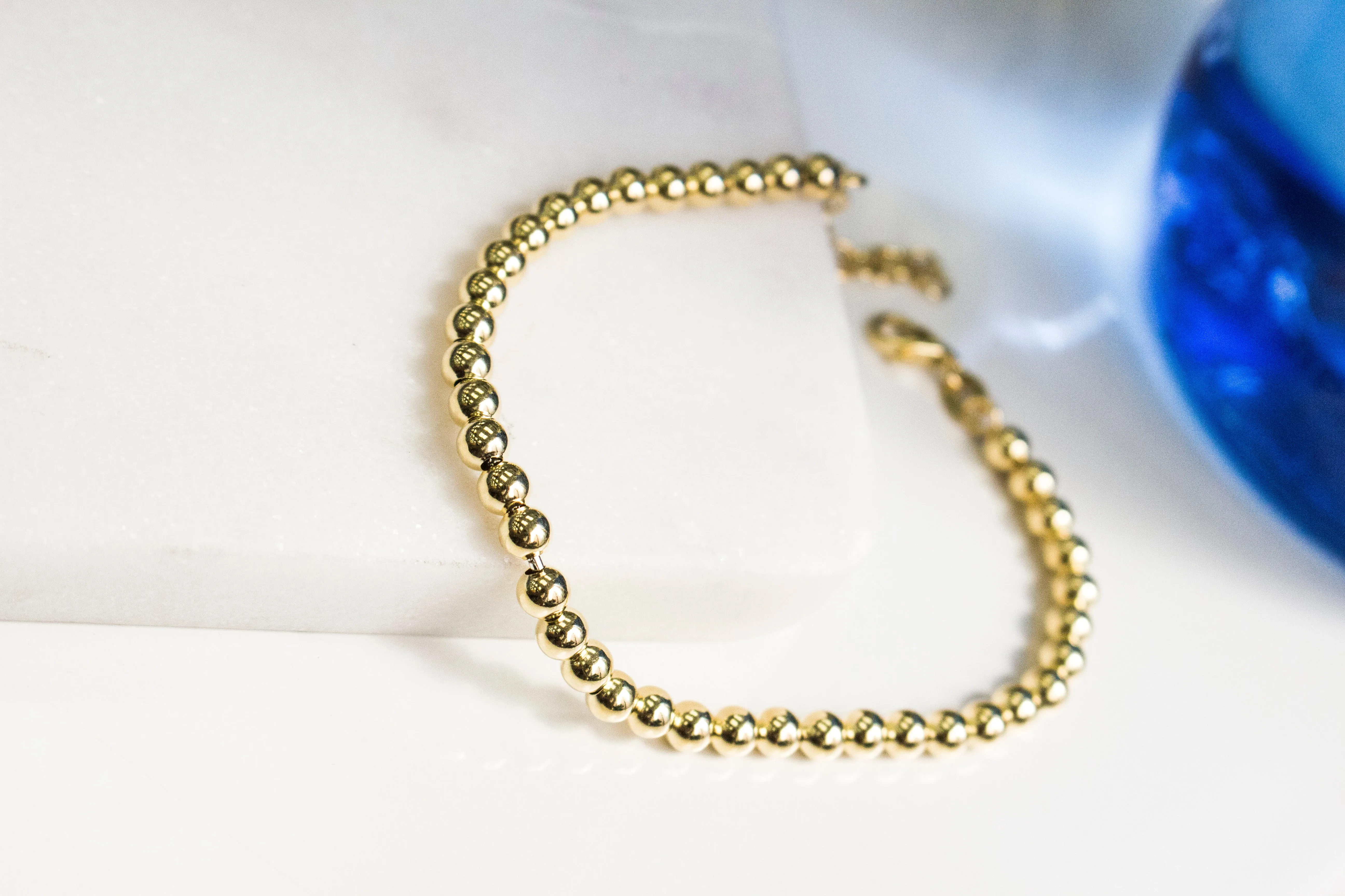 Emma Ball Bracelet // 14k Italian Gold Vermeil