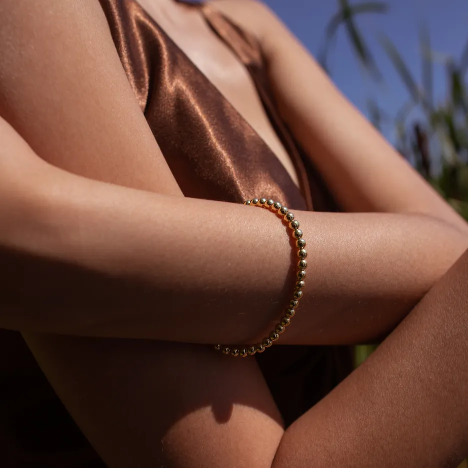 Emma Ball Bracelet // 14k Italian Gold Vermeil