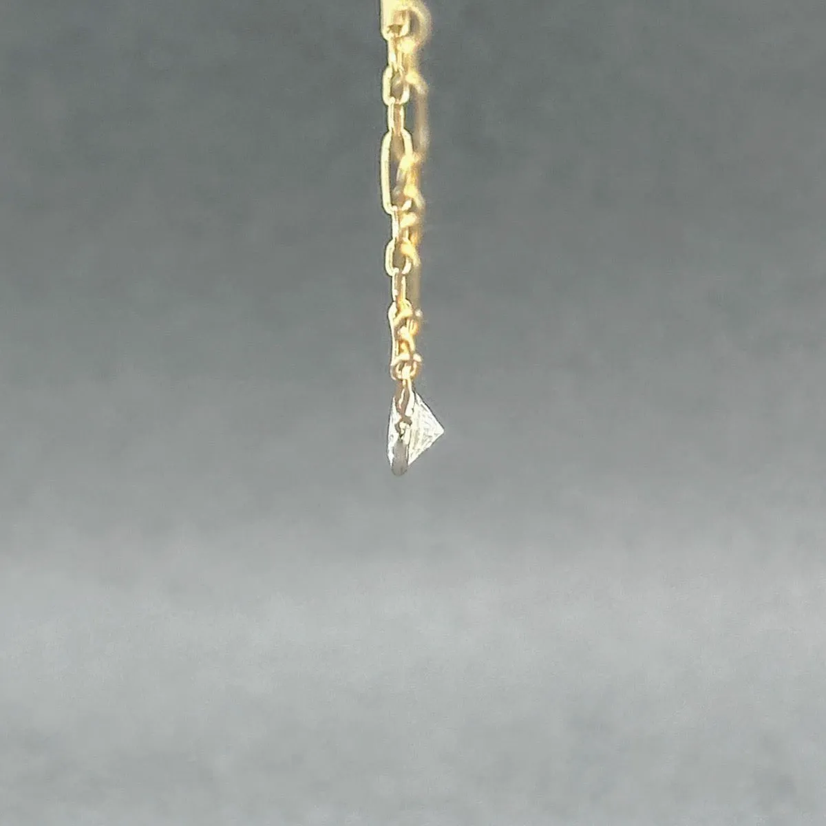 Estate 14K TT Gold 0.23ct H-I/VS2 Diamond Necklace