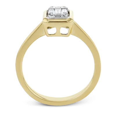 Fashion Ring in 18k Gold With Diamonds