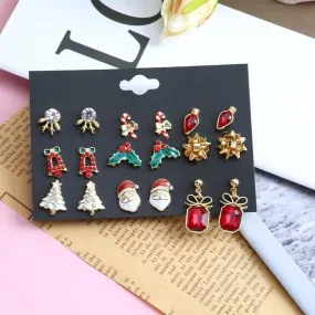 Festive Lights Earring Set (9 pair)