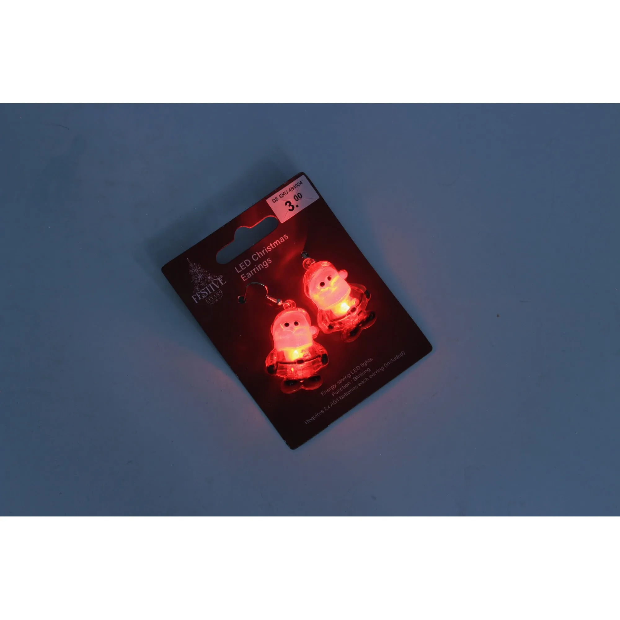Festive Living Holiday LED Earrings