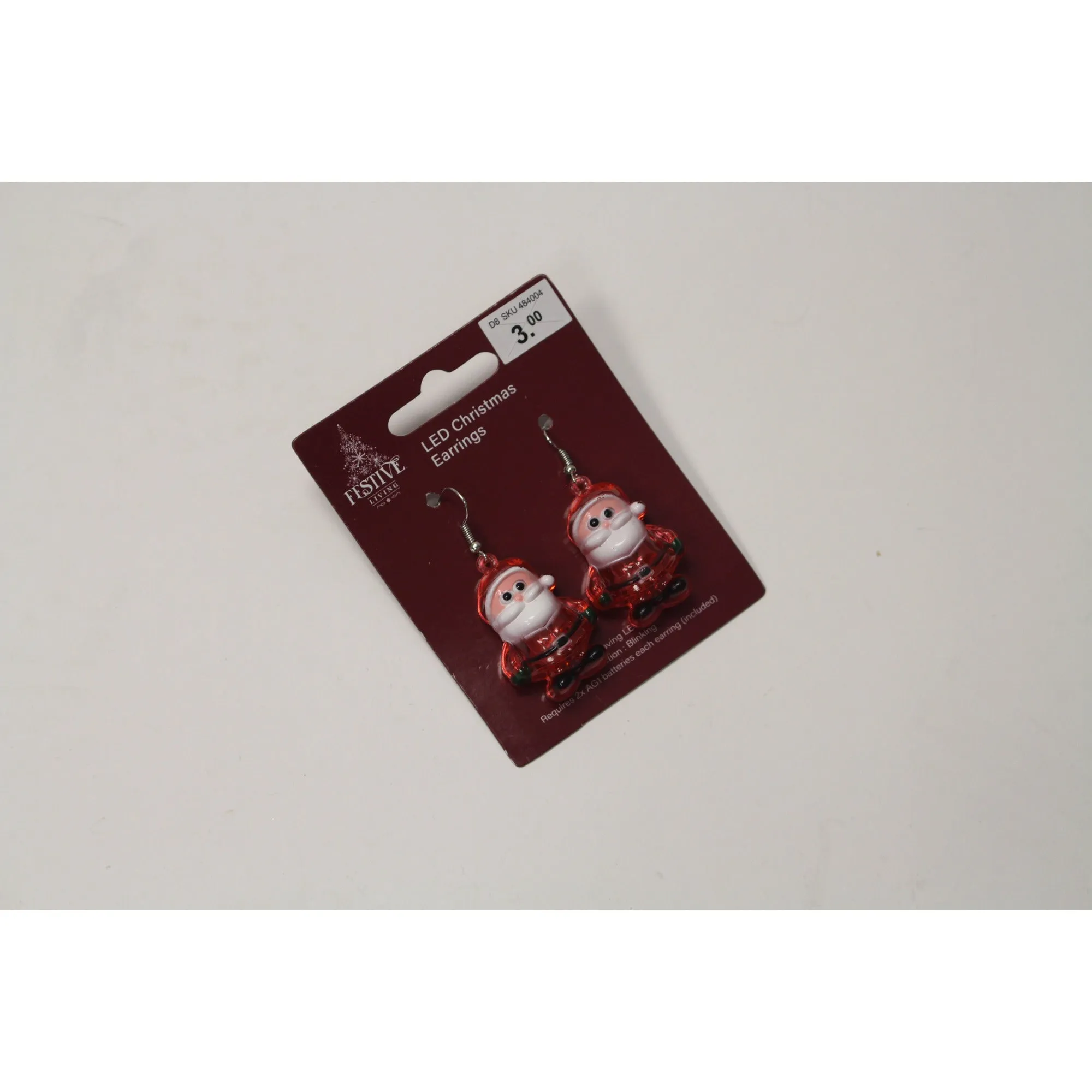 Festive Living Holiday LED Earrings