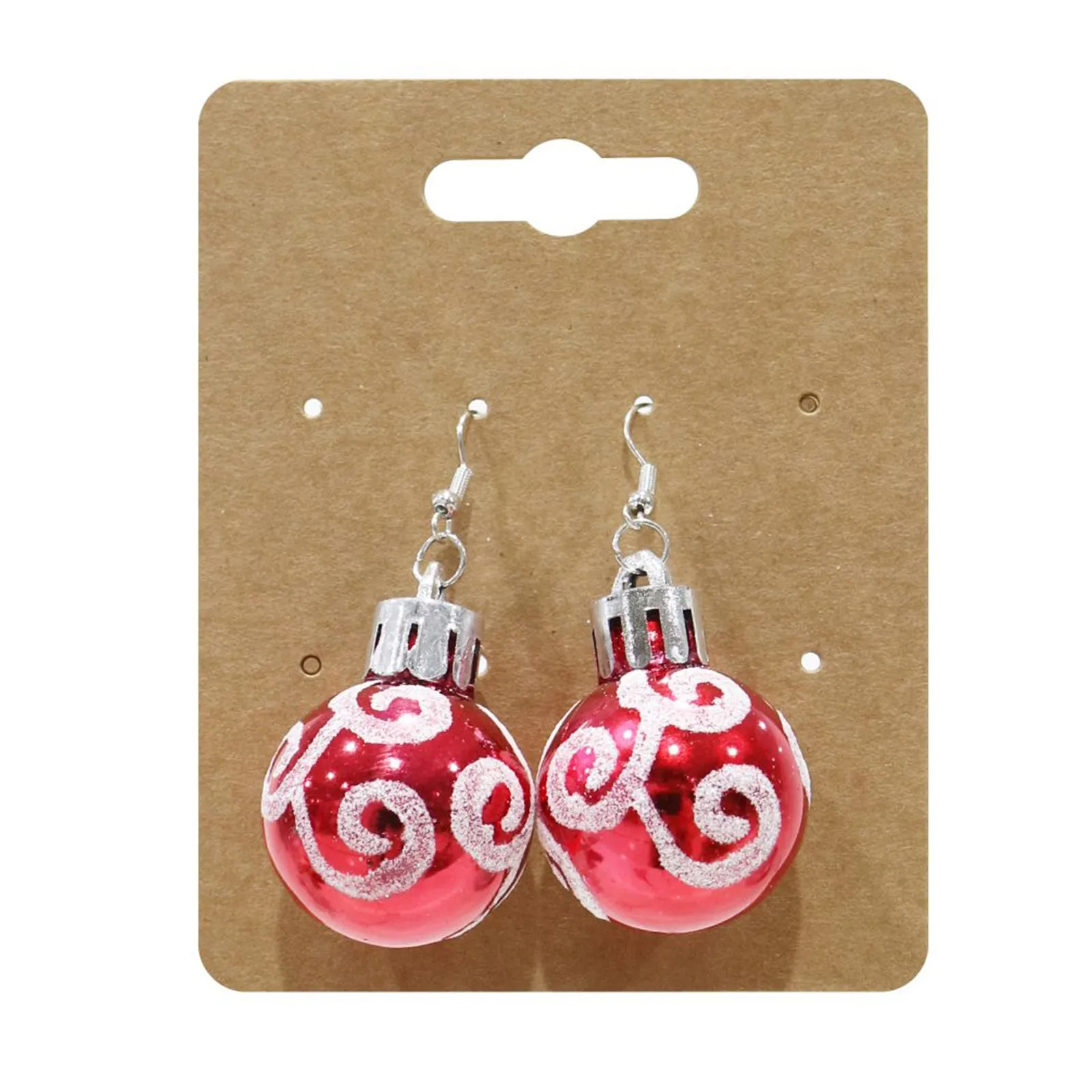 Festive Magic Red Bauble Earrings