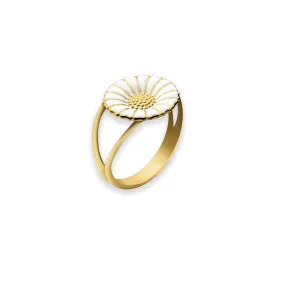 Georg Jensen Daisy Ring - Silver and Gold Plated and Enamel (20000310)