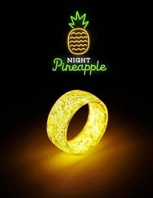 Glowing Flux Rings