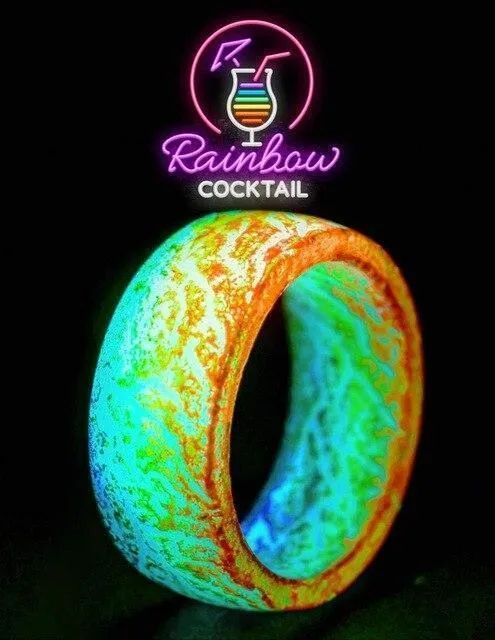 Glowing Flux Rings