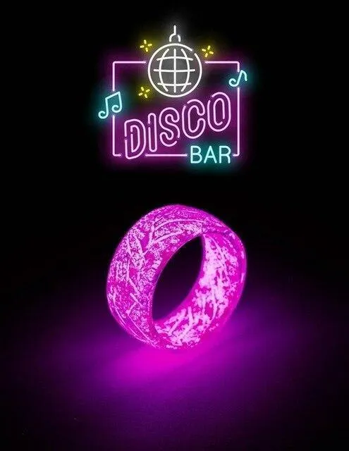 Glowing Flux Rings