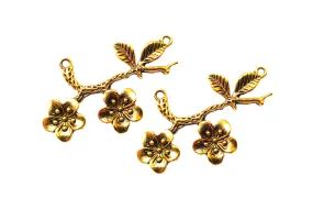 Golden Flower Designer Pendant