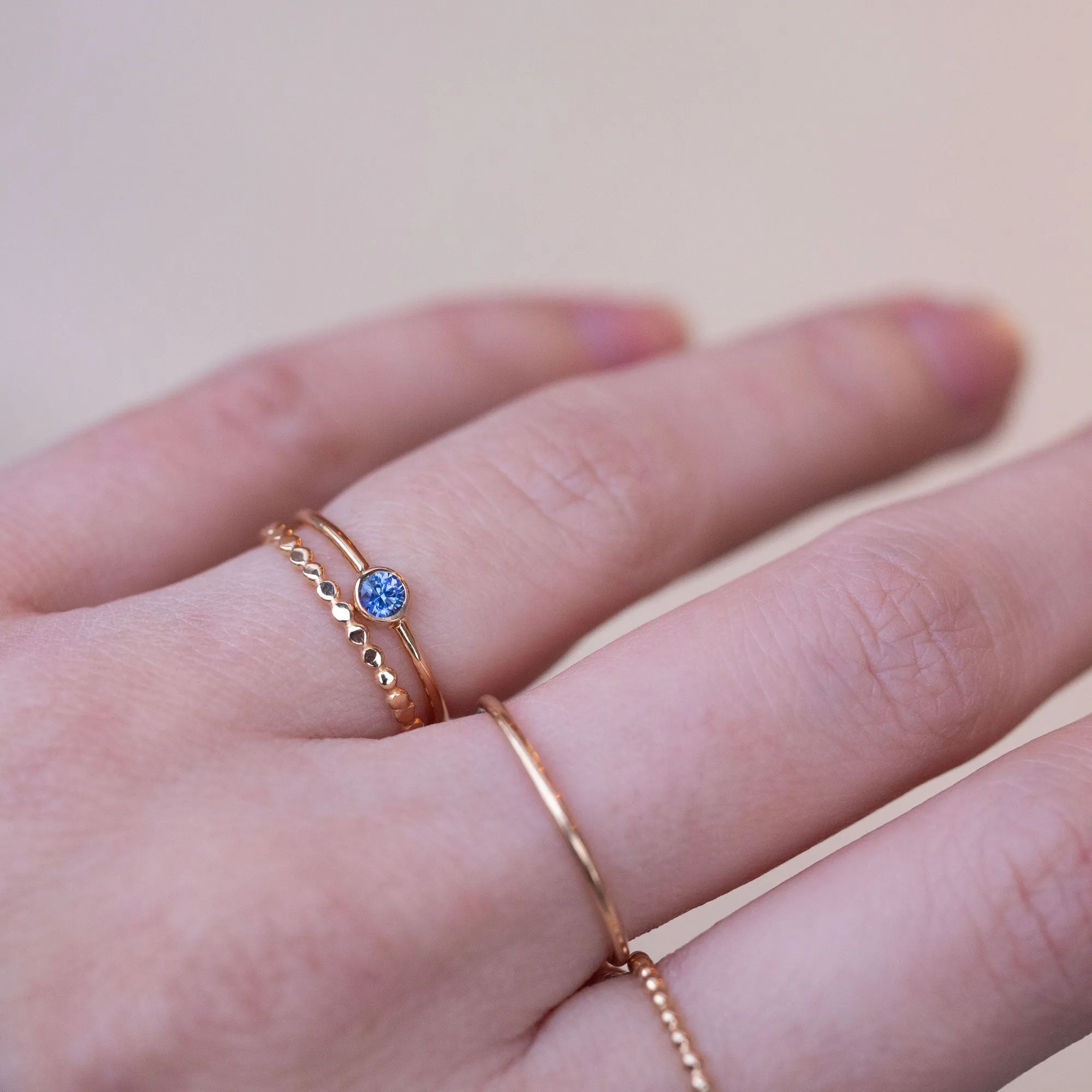 Golden Tiny Sapphire   Malin:2 Stack