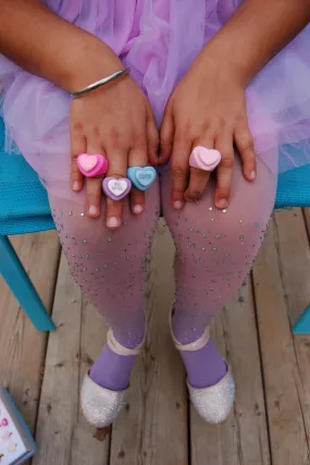 Great Pretenders Candy Heart Rings