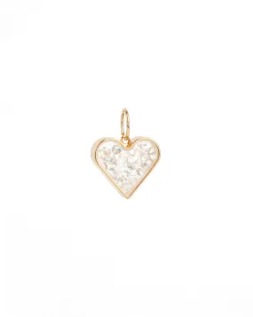 Heart Shaker CZ Charm