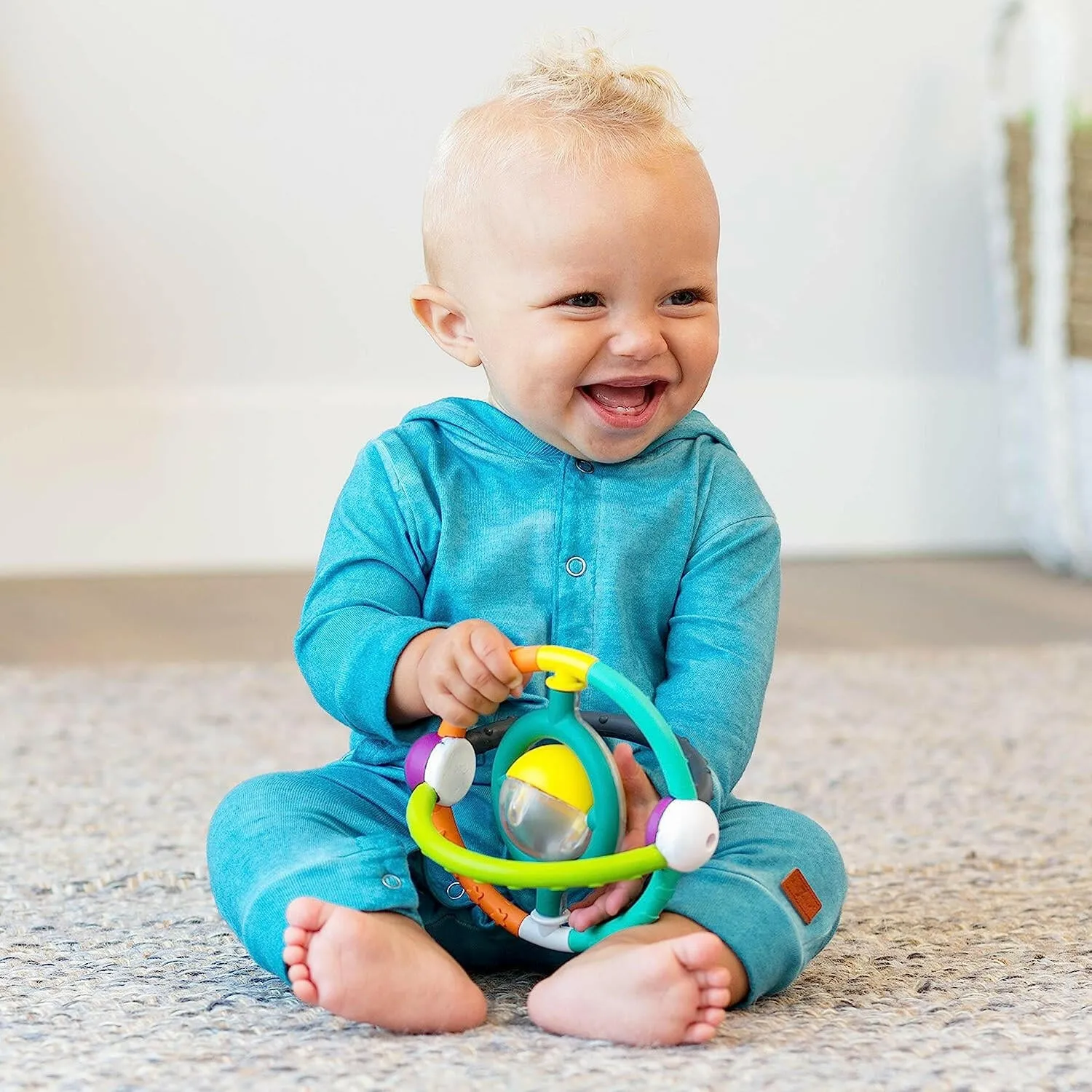 Infantino Orbit Rattle Baby Toy