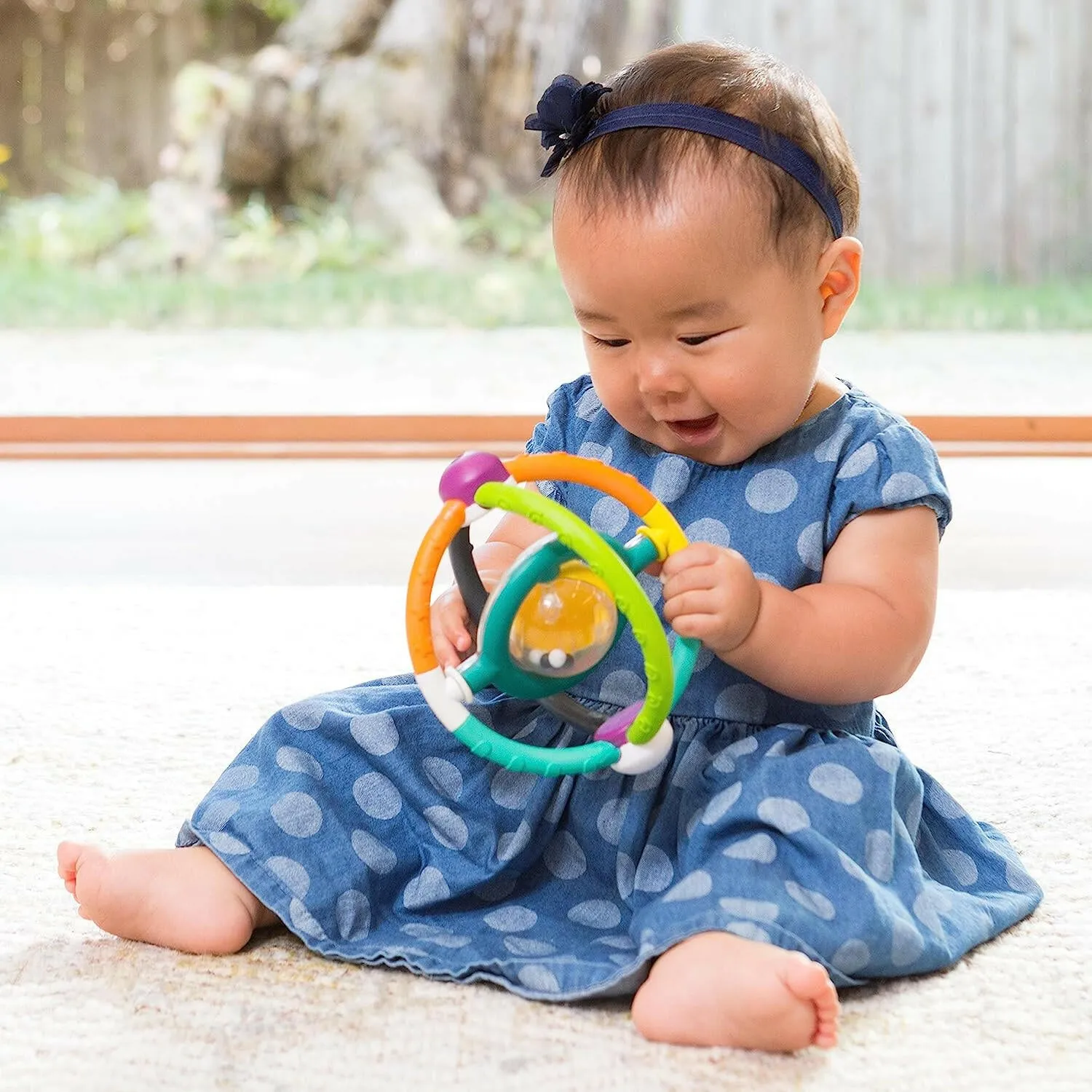 Infantino Orbit Rattle Baby Toy