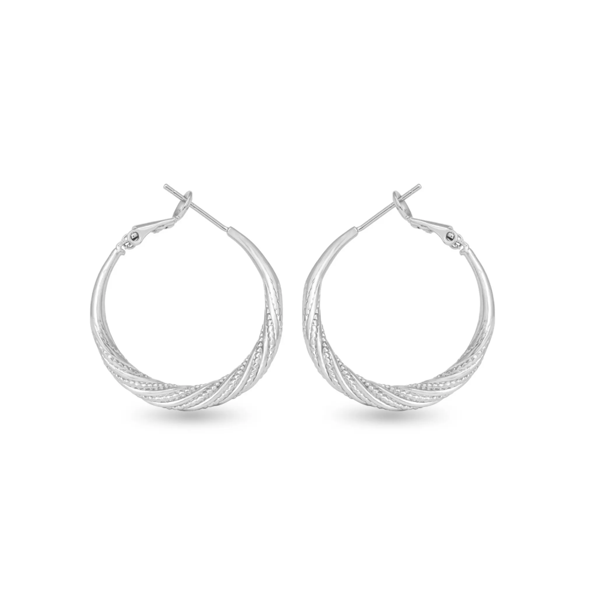 Ivy Twisted Hoops