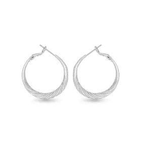 Ivy Twisted Hoops