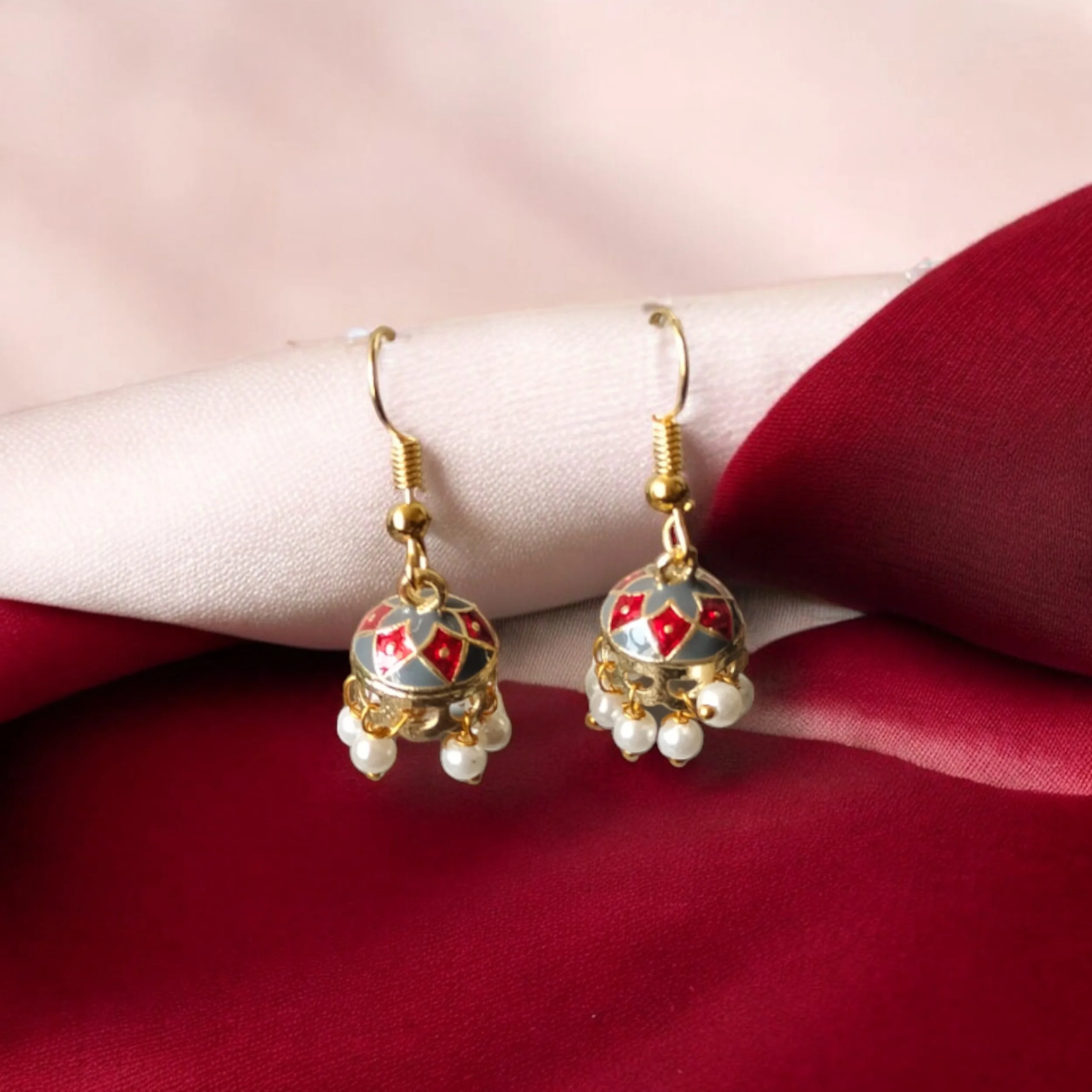 Jewelestia Regal Jhumki Earrings