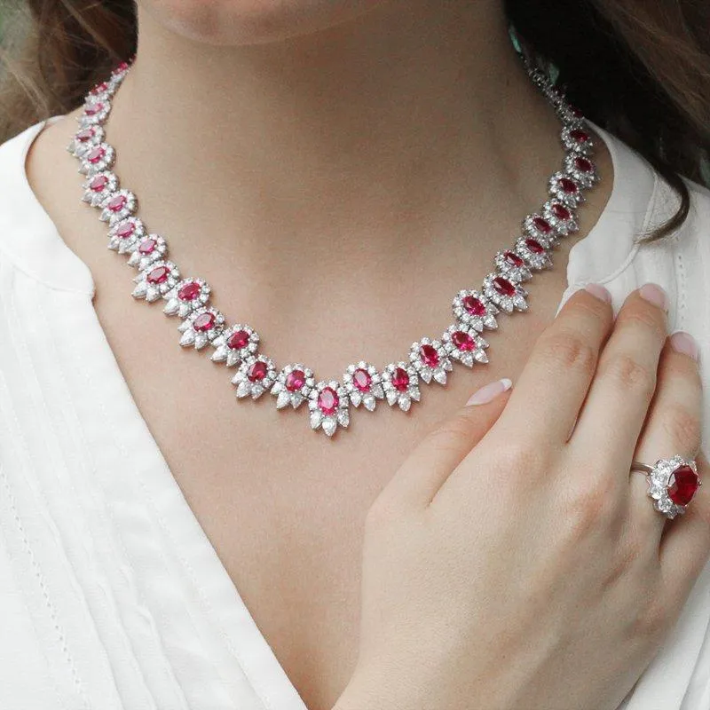 Marina Ruby Necklace
