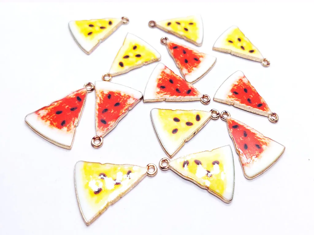 Multicolour Watermelon Metallic Jewelry Charms