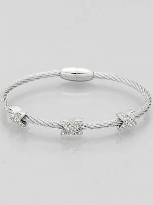 Pave Cable Bangles