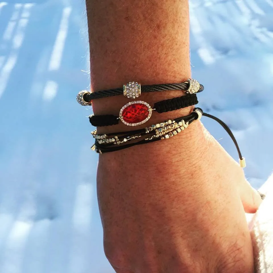 Pave Cable Bangles