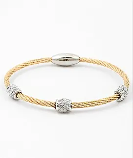 Pave Cable Bangles