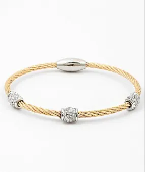 Pave Cable Bangles